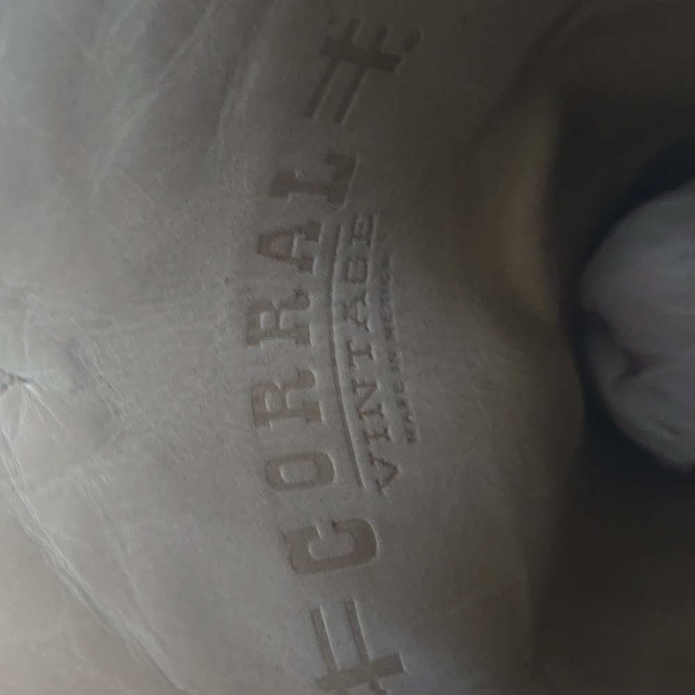 Corral Tan Embroidered & Rinestone Western Boots - image 5